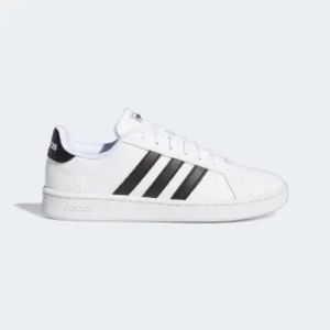 Adidas White with Black Stripe Sneakers